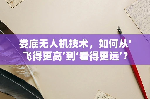 娄底无人机技术，如何从‘飞得更高’到‘看得更远’？