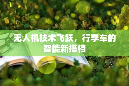 无人机技术飞跃，行李车的智能新搭档