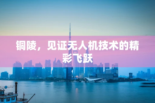 铜陵，见证无人机技术的精彩飞跃