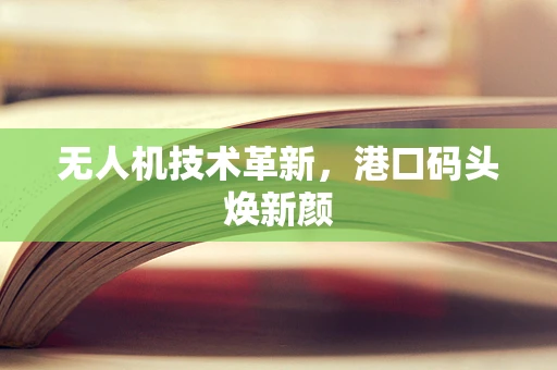无人机技术革新，港口码头焕新颜
