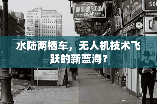 水陆两栖车，无人机技术飞跃的新蓝海？
