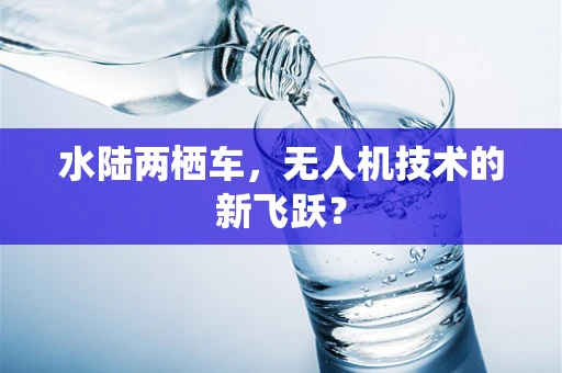 水陆两栖车，无人机技术的新飞跃？