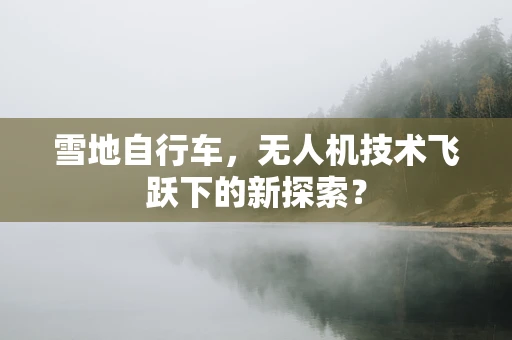 雪地自行车，无人机技术飞跃下的新探索？