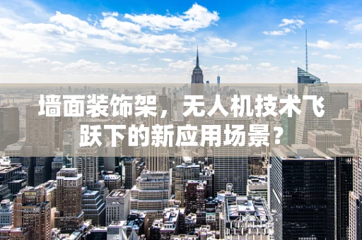 墙面装饰架，无人机技术飞跃下的新应用场景？
