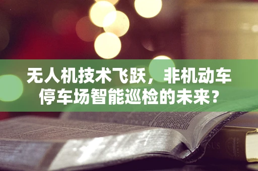 无人机技术飞跃，非机动车停车场智能巡检的未来？