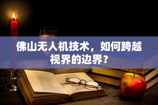 佛山无人机技术，如何跨越视界的边界？