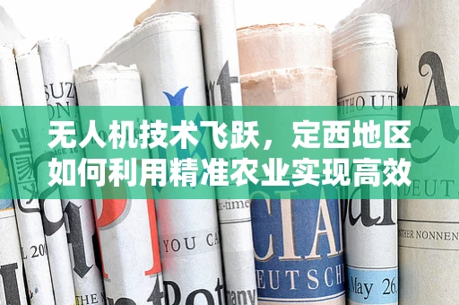 无人机技术飞跃，定西地区如何利用精准农业实现高效种植？