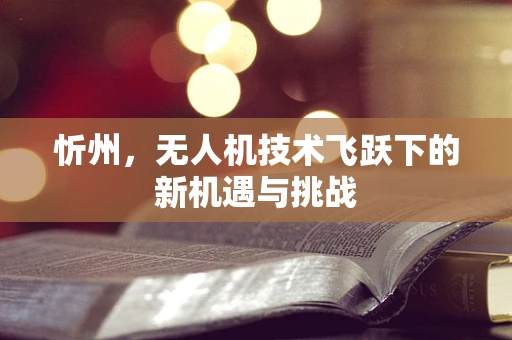 忻州，无人机技术飞跃下的新机遇与挑战