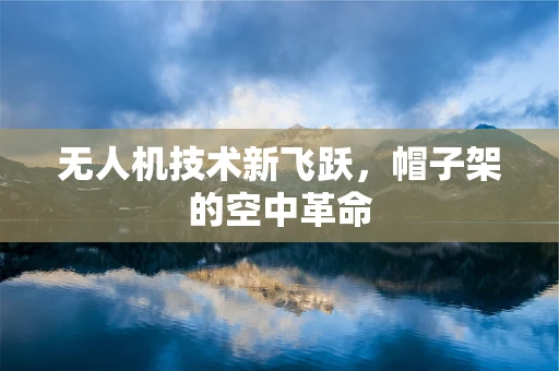 无人机技术新飞跃，帽子架的空中革命