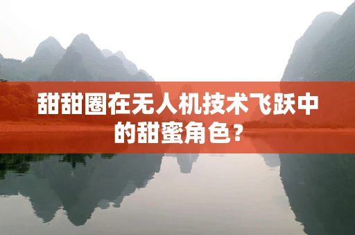 甜甜圈在无人机技术飞跃中的甜蜜角色？