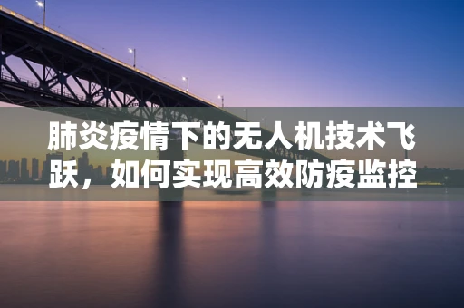 肺炎疫情下的无人机技术飞跃，如何实现高效防疫监控？