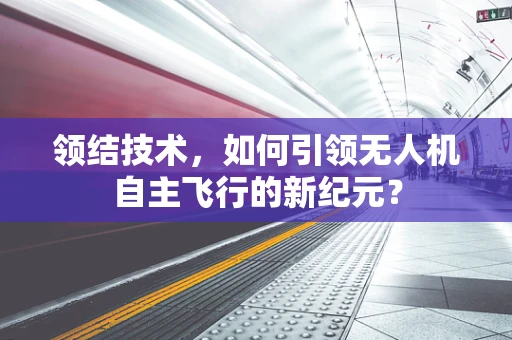 领结技术，如何引领无人机自主飞行的新纪元？