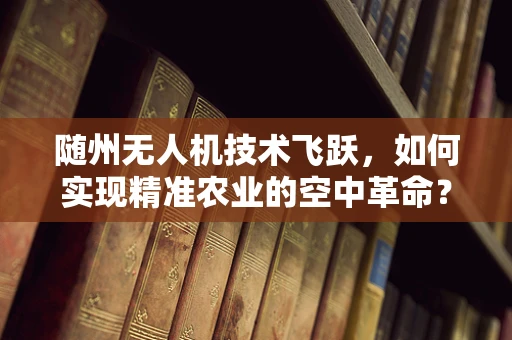 随州无人机技术飞跃，如何实现精准农业的空中革命？