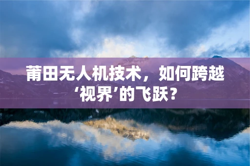 莆田无人机技术，如何跨越‘视界’的飞跃？
