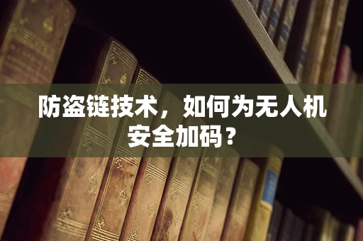 防盗链技术，如何为无人机安全加码？