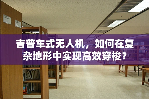 吉普车式无人机，如何在复杂地形中实现高效穿梭？