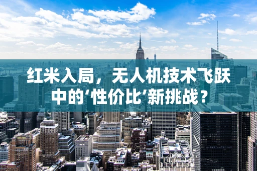 红米入局，无人机技术飞跃中的‘性价比’新挑战？