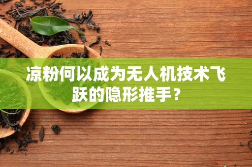 凉粉何以成为无人机技术飞跃的隐形推手？