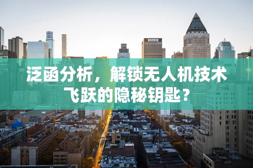 泛函分析，解锁无人机技术飞跃的隐秘钥匙？