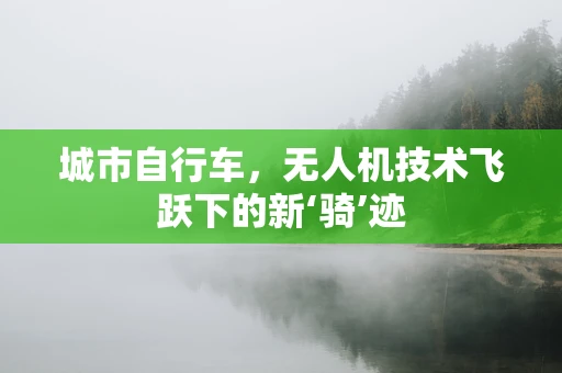 城市自行车，无人机技术飞跃下的新‘骑’迹