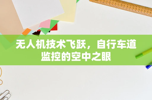 无人机技术飞跃，自行车道监控的空中之眼