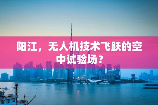 阳江，无人机技术飞跃的空中试验场？