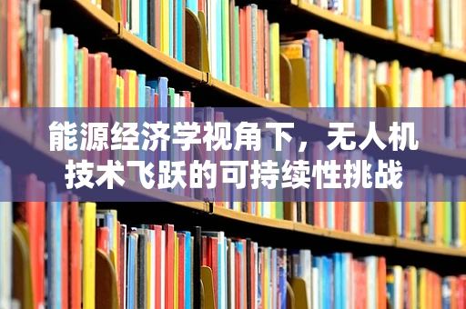 能源经济学视角下，无人机技术飞跃的可持续性挑战