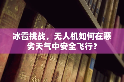 冰雹挑战，无人机如何在恶劣天气中安全飞行？