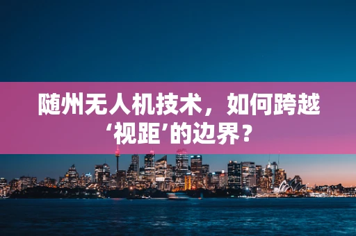 随州无人机技术，如何跨越‘视距’的边界？
