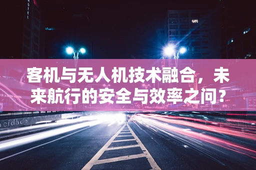 客机与无人机技术融合，未来航行的安全与效率之问？