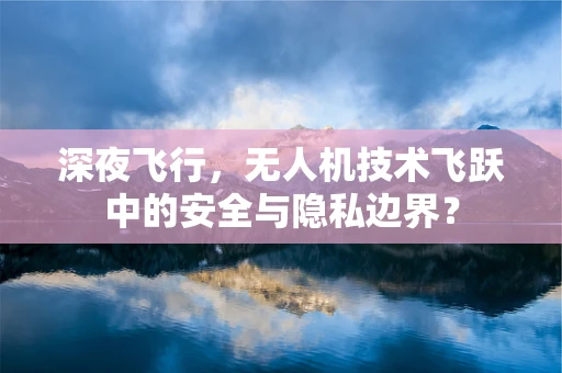 深夜飞行，无人机技术飞跃中的安全与隐私边界？