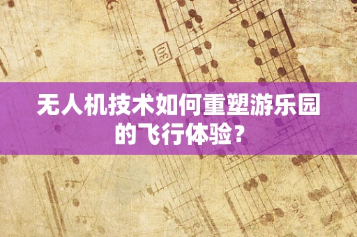 无人机技术如何重塑游乐园的飞行体验？