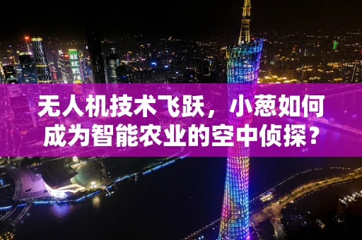无人机技术飞跃，小葱如何成为智能农业的空中侦探？