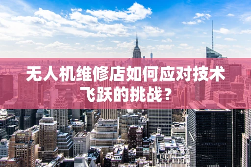 无人机维修店如何应对技术飞跃的挑战？