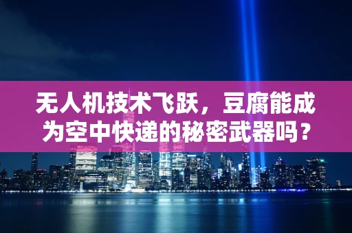 无人机技术飞跃，豆腐能成为空中快递的秘密武器吗？