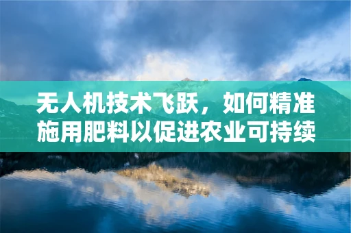 无人机技术飞跃，如何精准施用肥料以促进农业可持续发展？