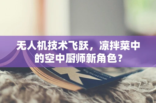 无人机技术飞跃，凉拌菜中的空中厨师新角色？