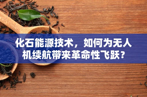 化石能源技术，如何为无人机续航带来革命性飞跃？