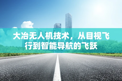 大冶无人机技术，从目视飞行到智能导航的飞跃