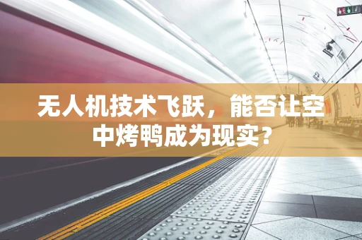 无人机技术飞跃，能否让空中烤鸭成为现实？