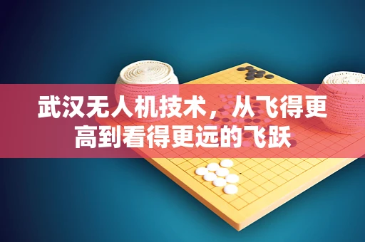 武汉无人机技术，从飞得更高到看得更远的飞跃