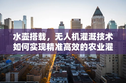 水壶搭载，无人机灌溉技术如何实现精准高效的农业灌溉？