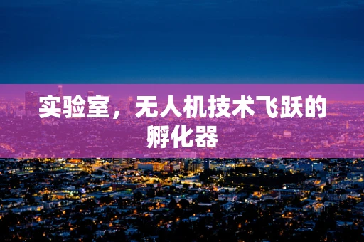 实验室，无人机技术飞跃的孵化器