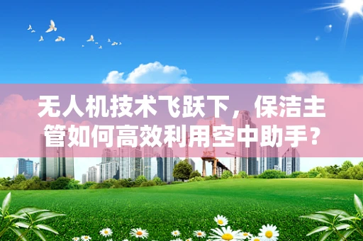 无人机技术飞跃下，保洁主管如何高效利用空中助手？