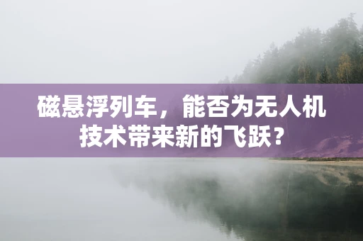 磁悬浮列车，能否为无人机技术带来新的飞跃？
