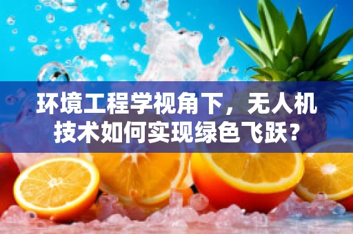 环境工程学视角下，无人机技术如何实现绿色飞跃？
