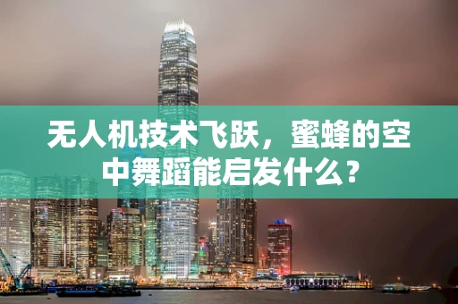 无人机技术飞跃，蜜蜂的空中舞蹈能启发什么？