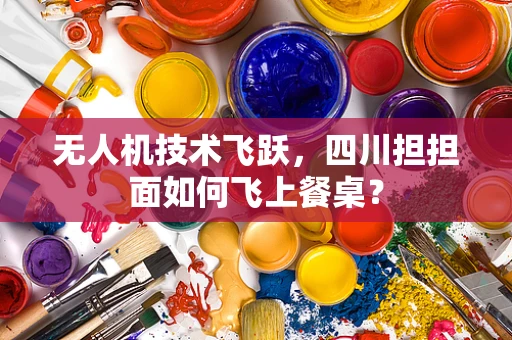 无人机技术飞跃，四川担担面如何飞上餐桌？