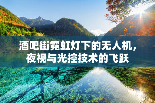 酒吧街霓虹灯下的无人机，夜视与光控技术的飞跃
