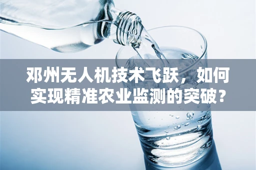 邓州无人机技术飞跃，如何实现精准农业监测的突破？